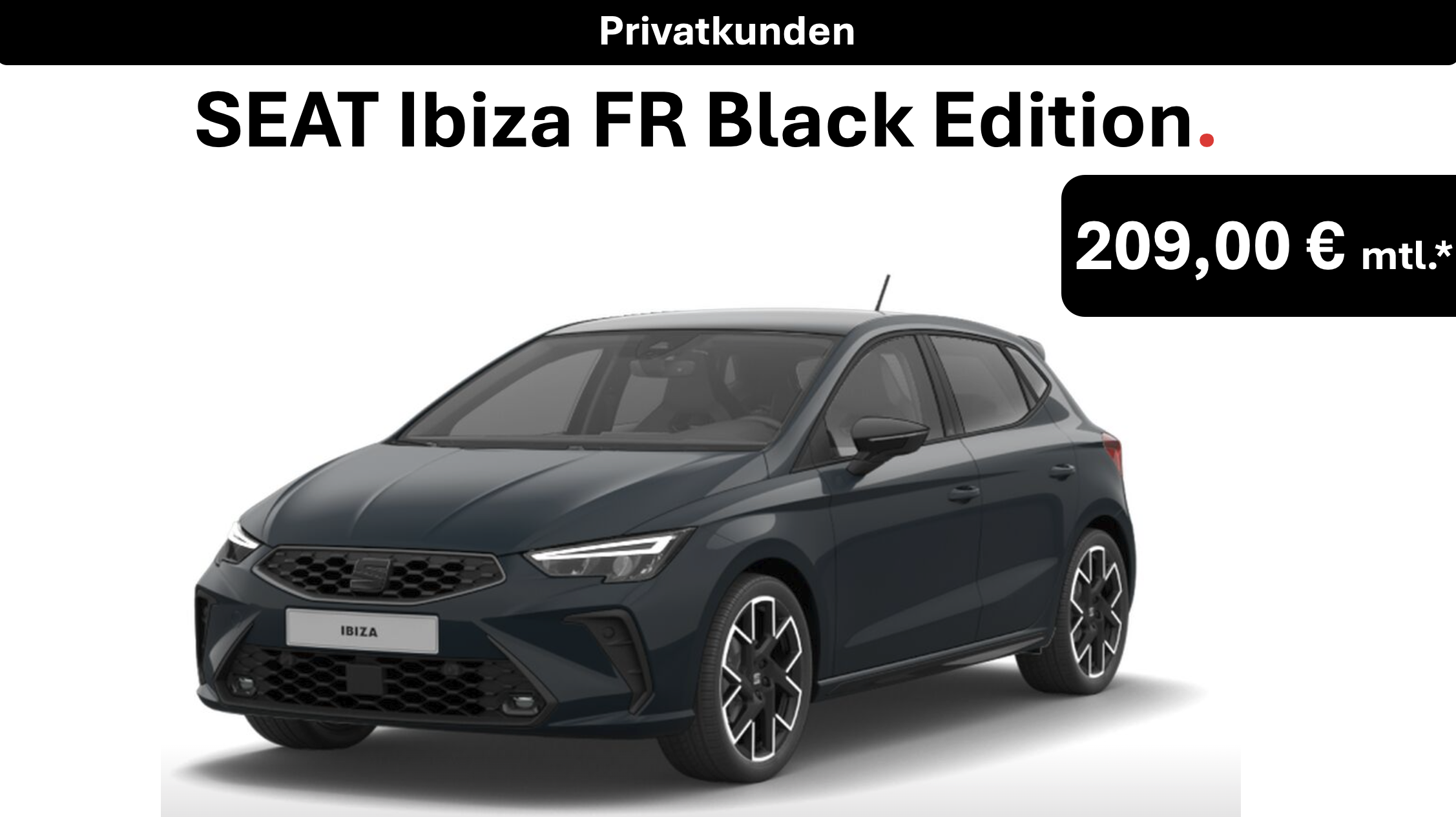 Seat IBIZA FRBLACKEDITION