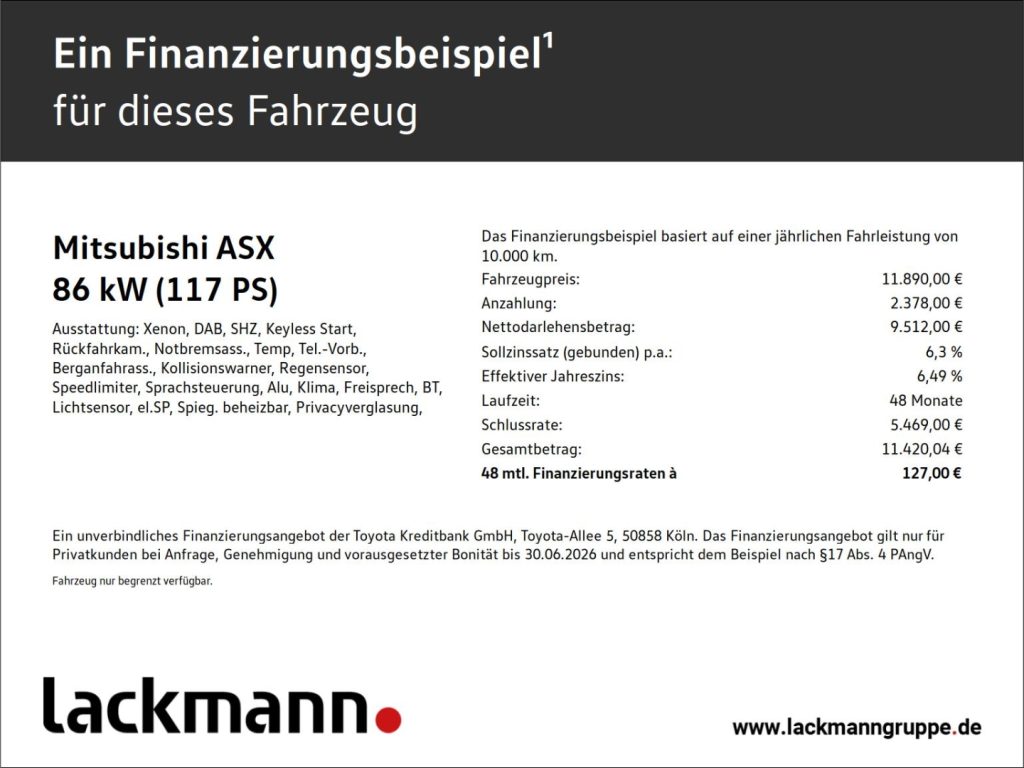 Mitsubishi ASX Exposé-Bild 2