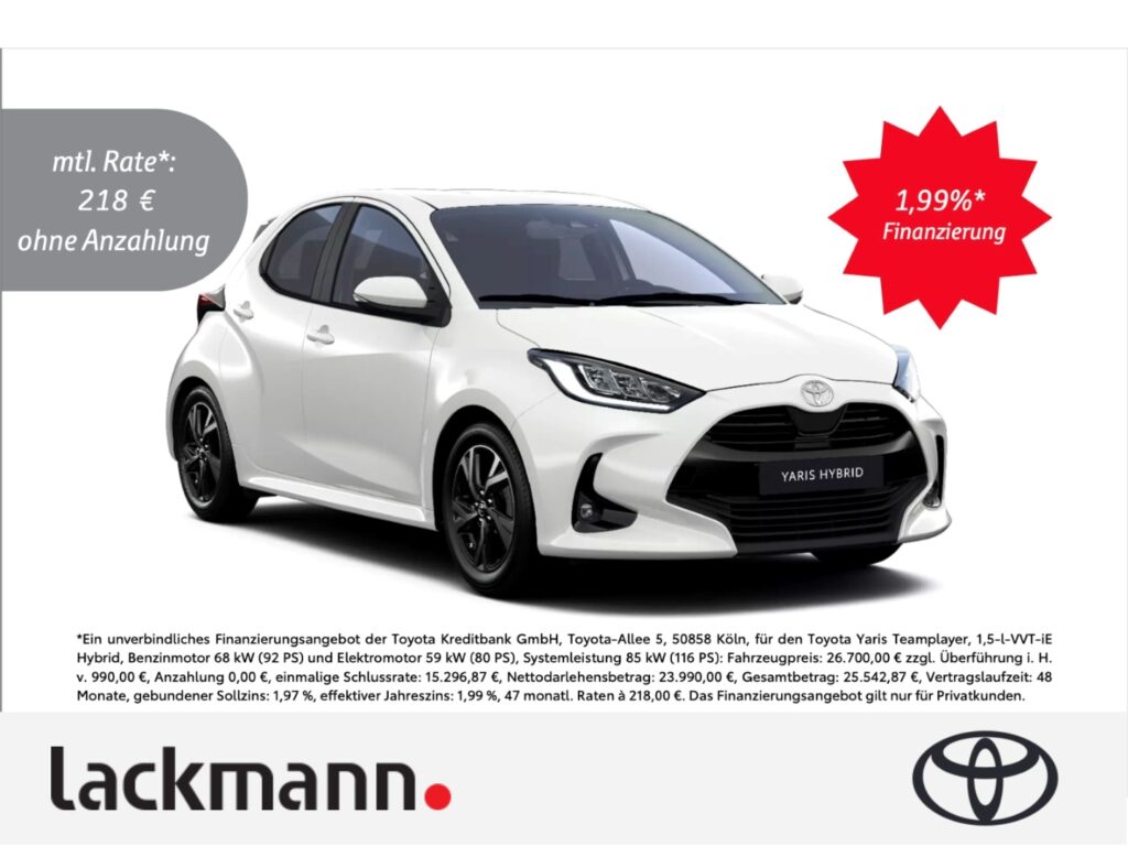 Toyota Yaris Exposé-Bild 1