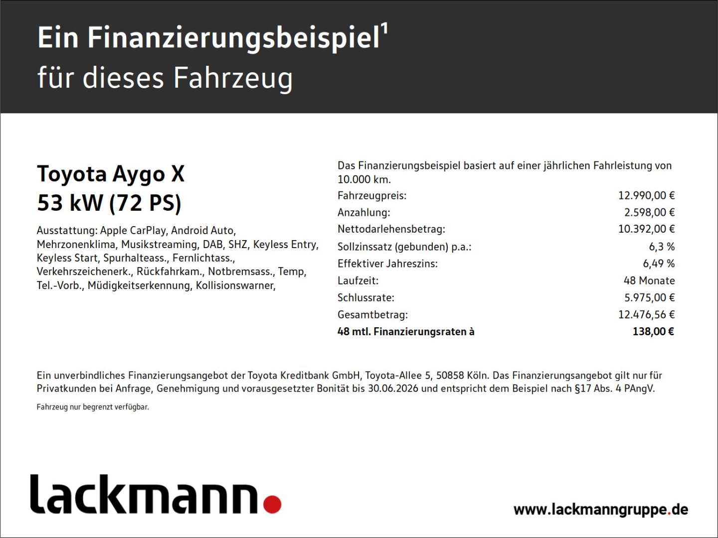 Toyota Aygo X Exposé-Bild 1